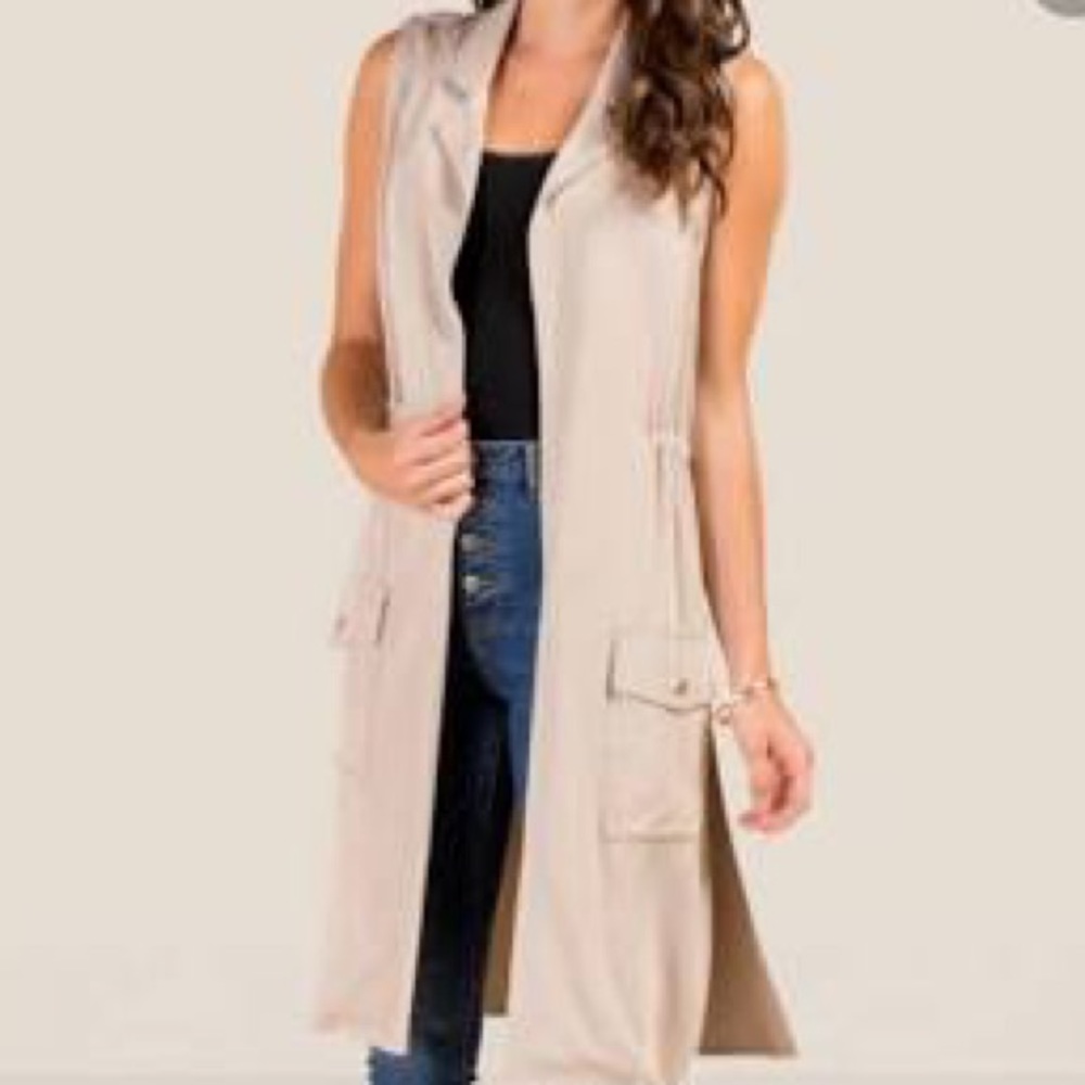 Flattering Trench Vest